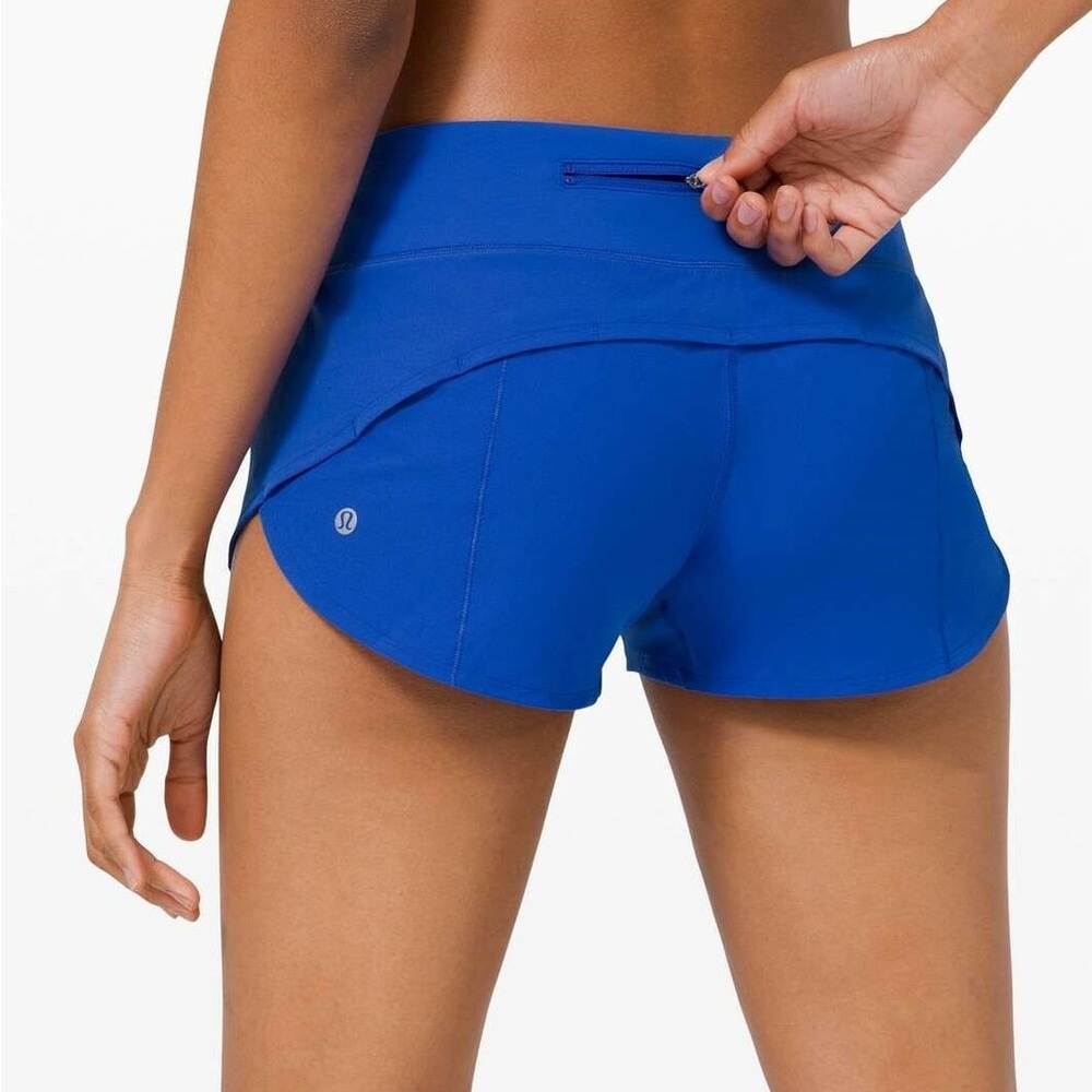 Lululemon Athletica Blue Athletic Shorts for Maximum Mobility